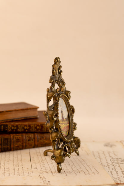 Cast Metal Picture Frame
