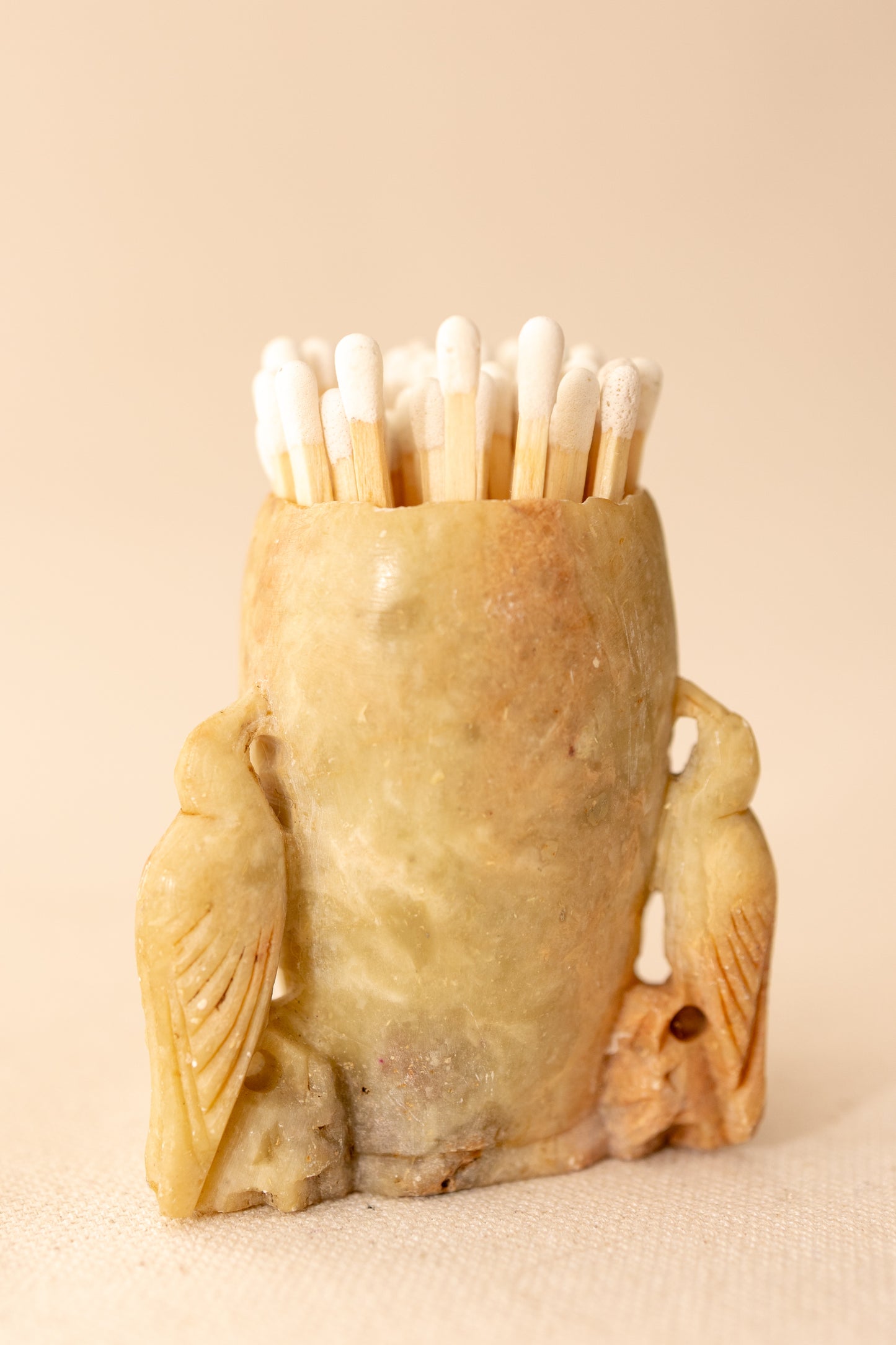 Soapstone Match Holder
