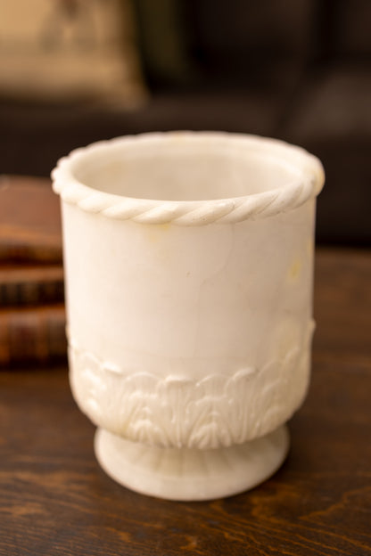 Carved Alabaster Vase