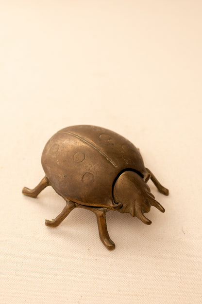 Brass Ladybug Match Holder