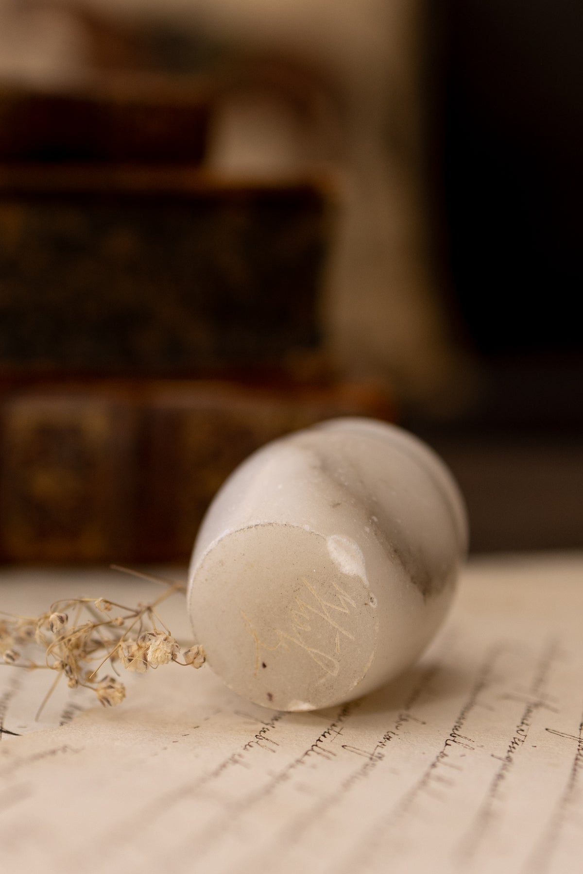 Mini Alabaster Bud Vase