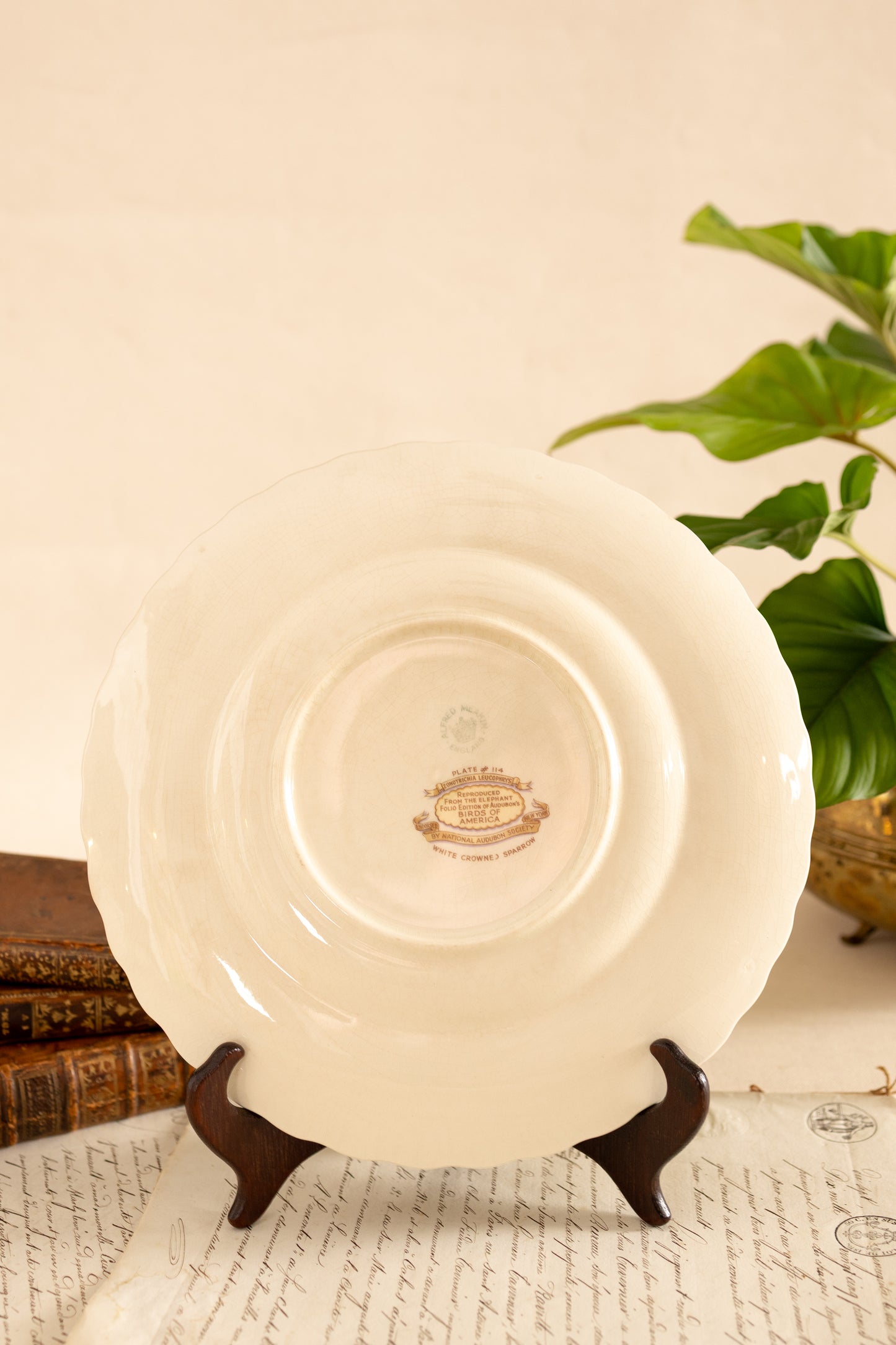 Alfred Meakin Audubon Bird Dinner Plates