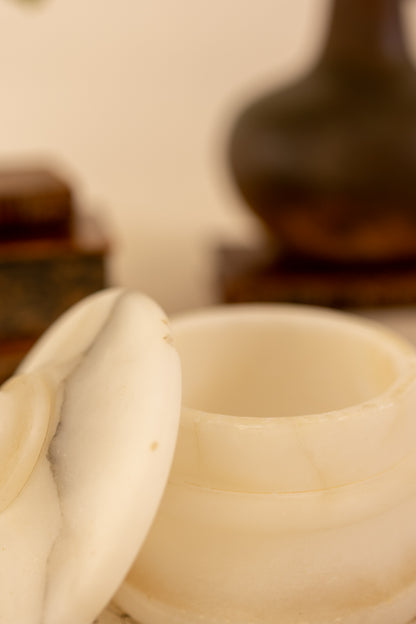 Alabaster Lidded Jar