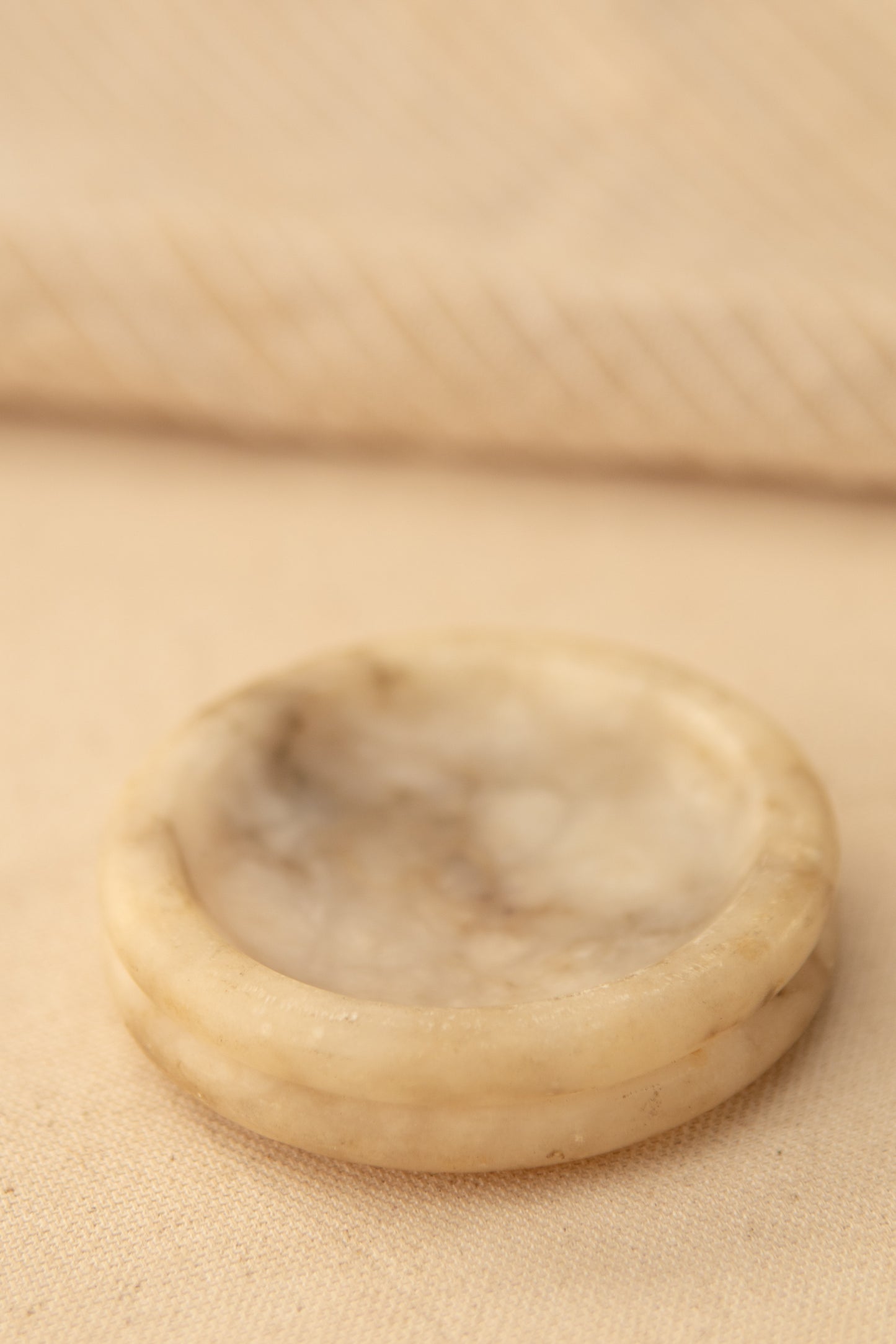 Alabaster Ring Dish (Lighter)