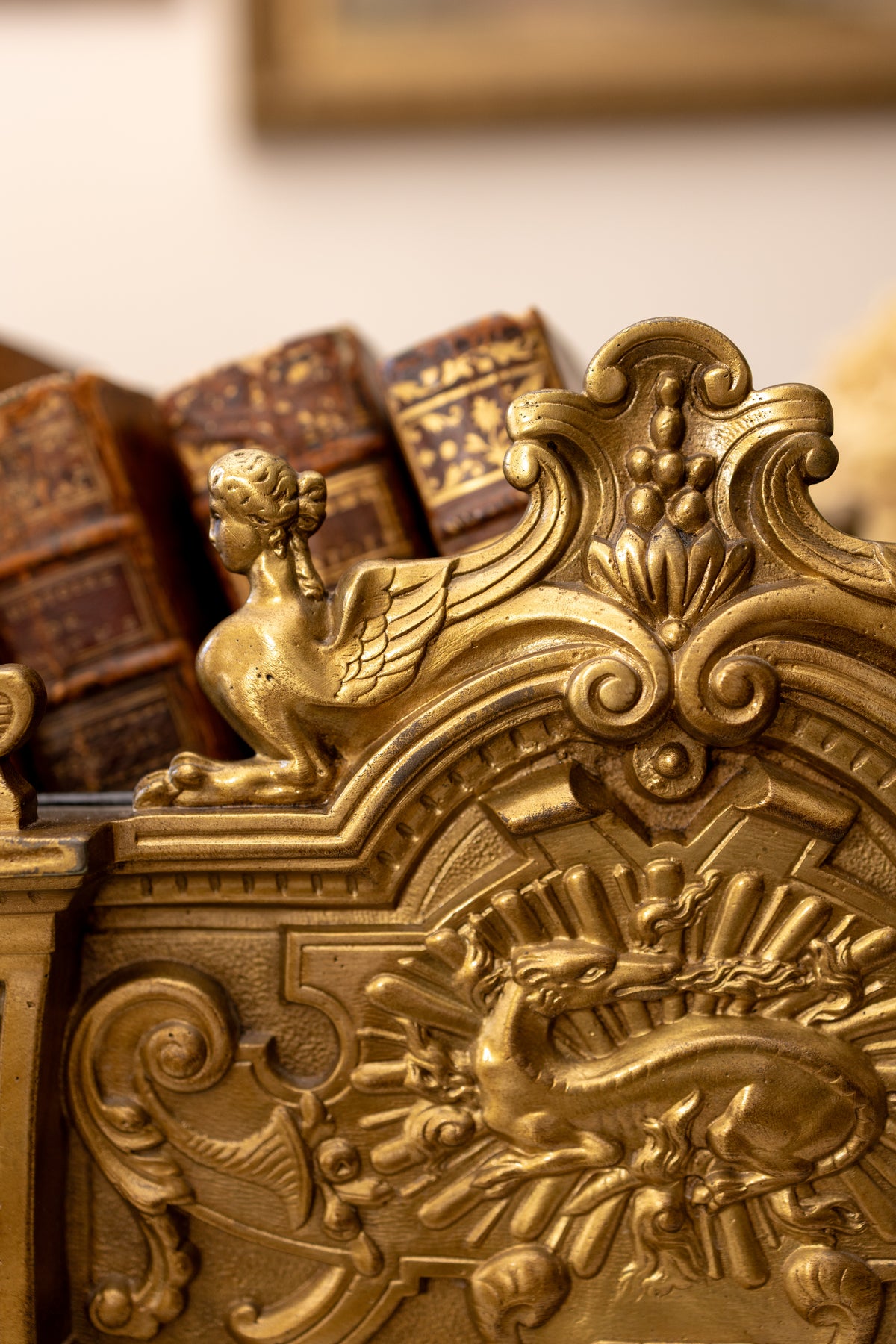 Antique French Gilt Brass Jardinière