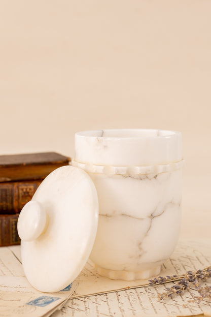 Alabaster Vanity Set with Tray
