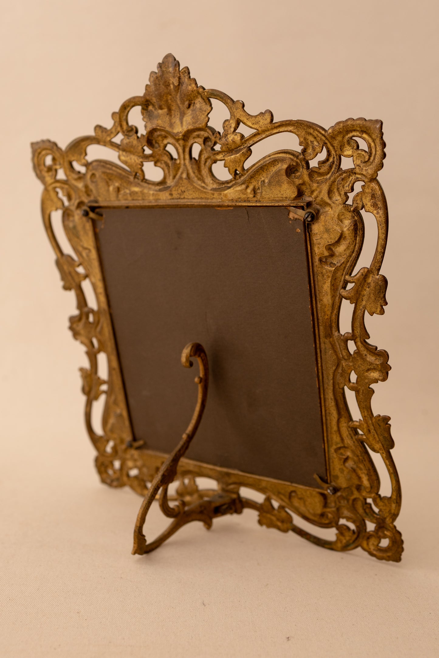 Ornate Cast Brass Picture Frame
