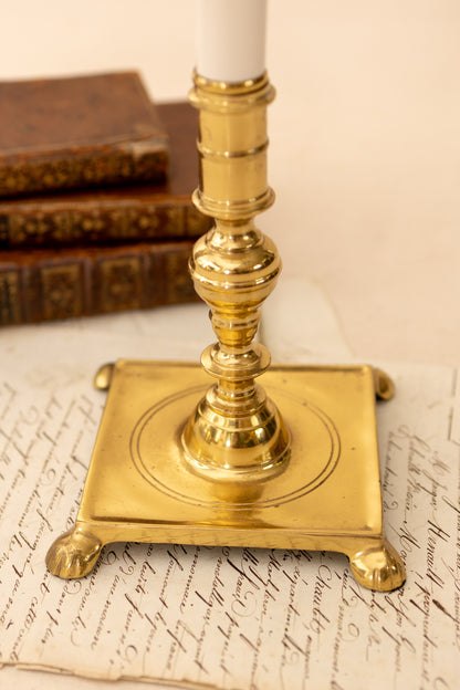 Brass Candlestick Lamp
