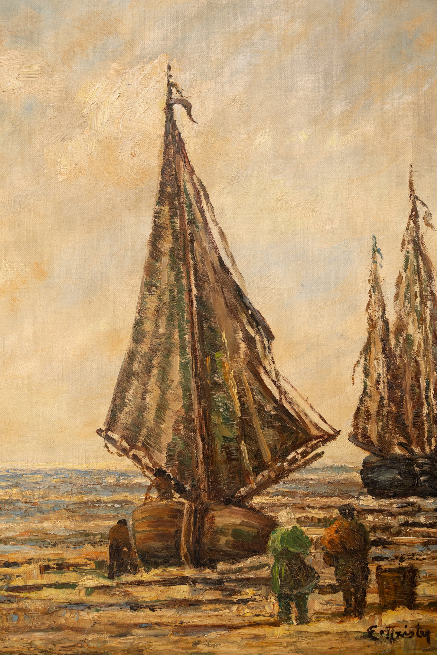 Coastal Oil Painting on Canvas