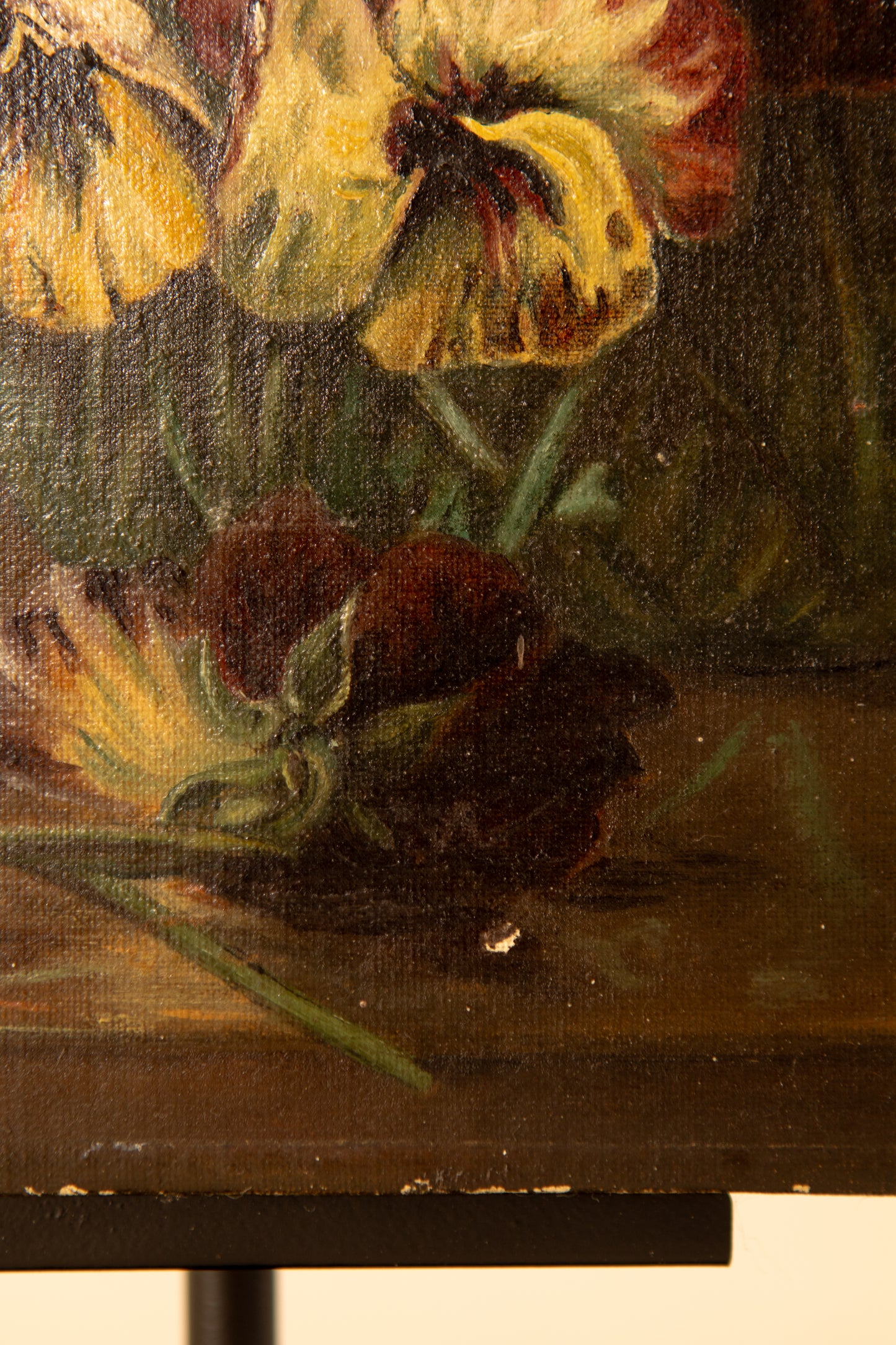 Pansies Still Life Oil Painting