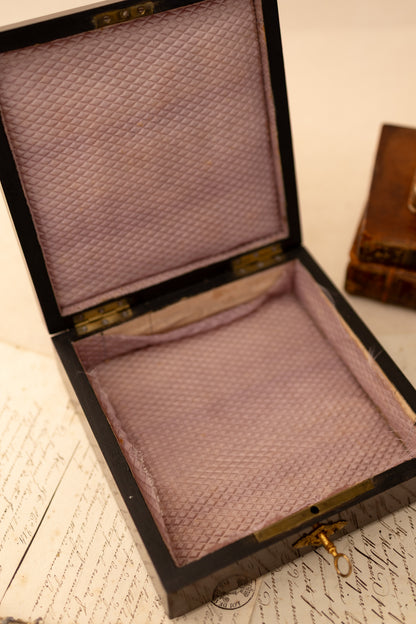 Napoleon III Inlaid Box with Working Key