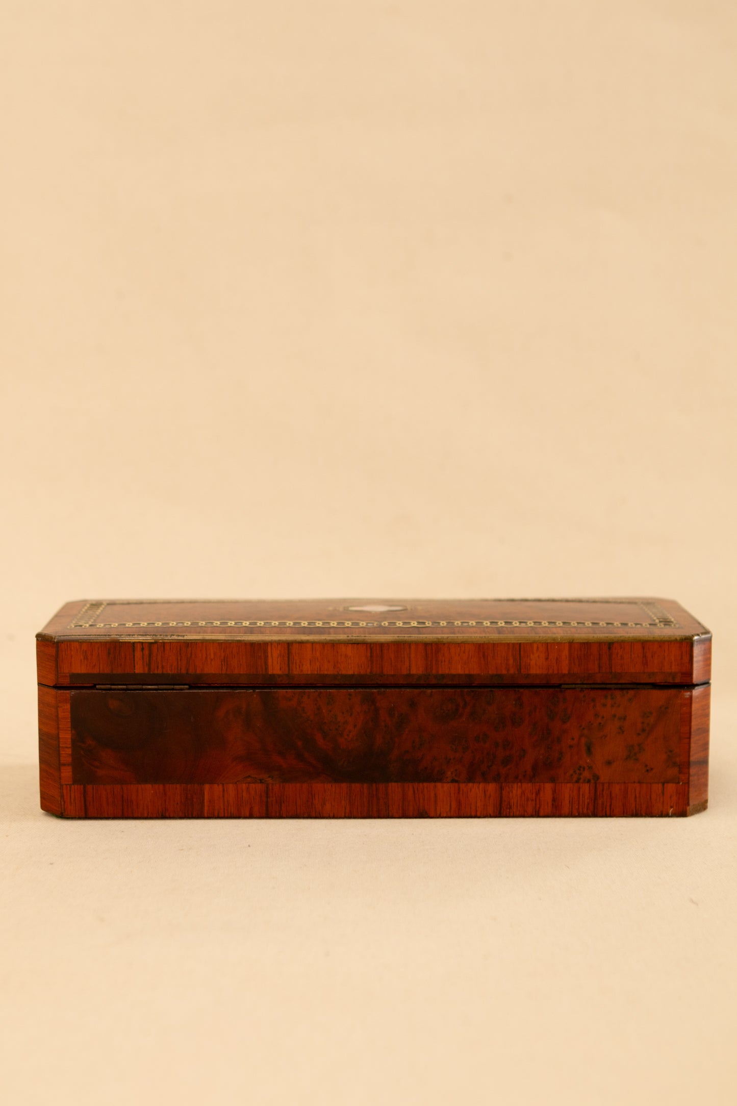 French Glove Box with Mother of Pearl Inlay