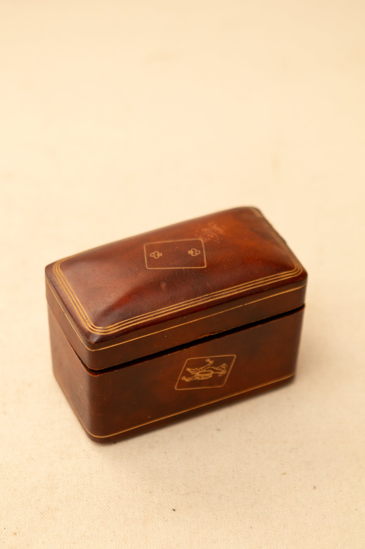 Italian Leather Double Card Holder