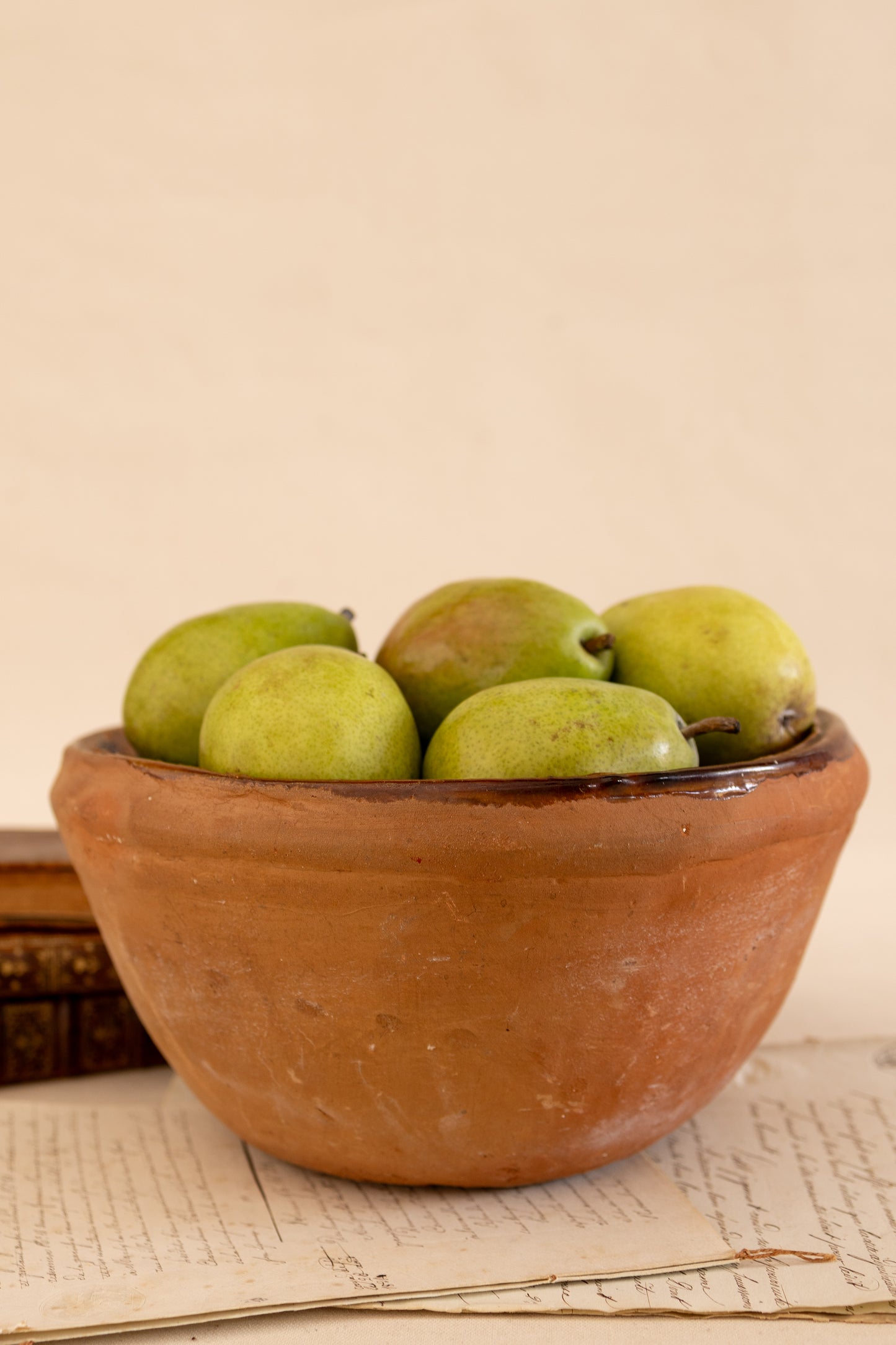 Large Red Clay Bowl