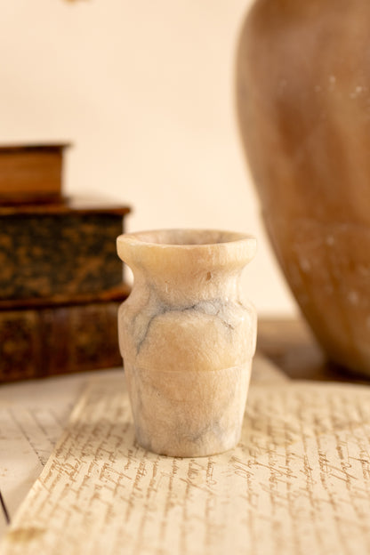 Alabaster Matchstick Holder