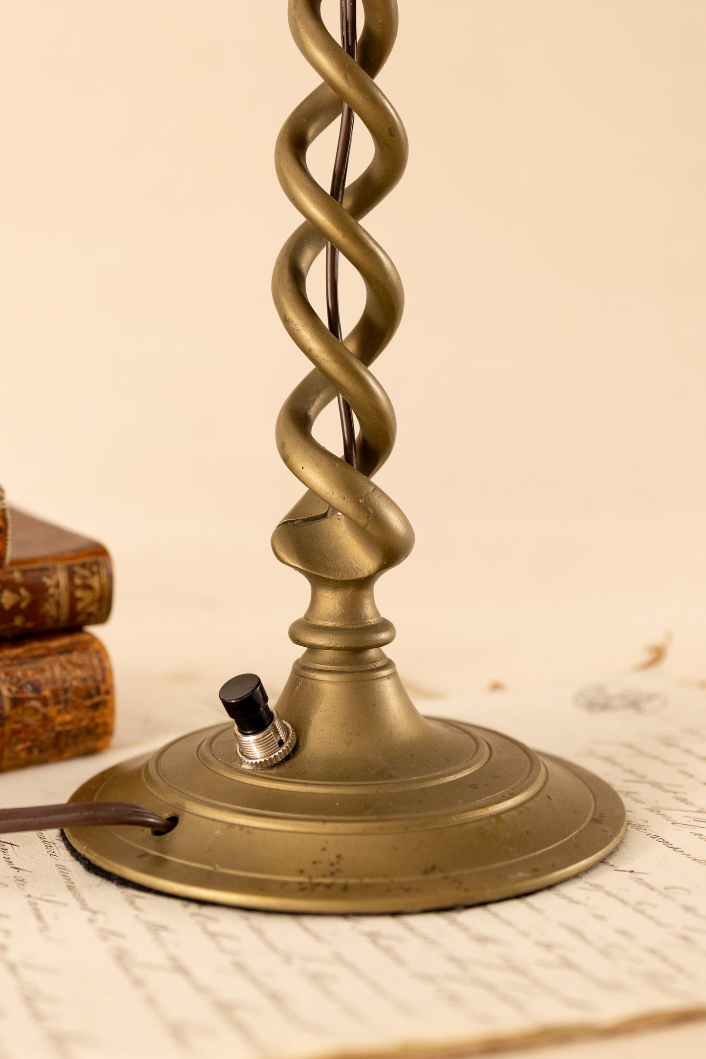 Brass Barley Twist Lamp