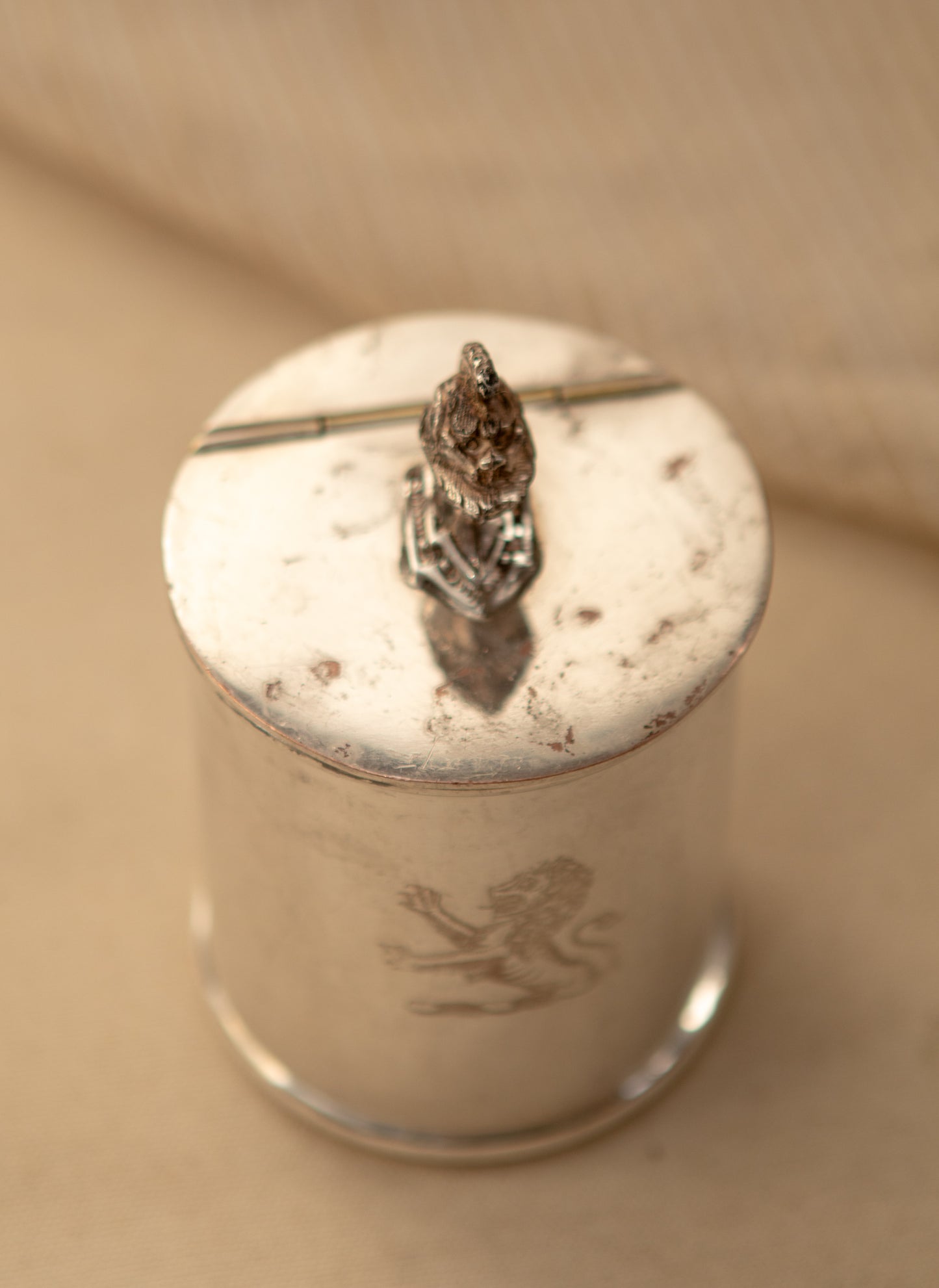 Silver-Plated Tea Caddy