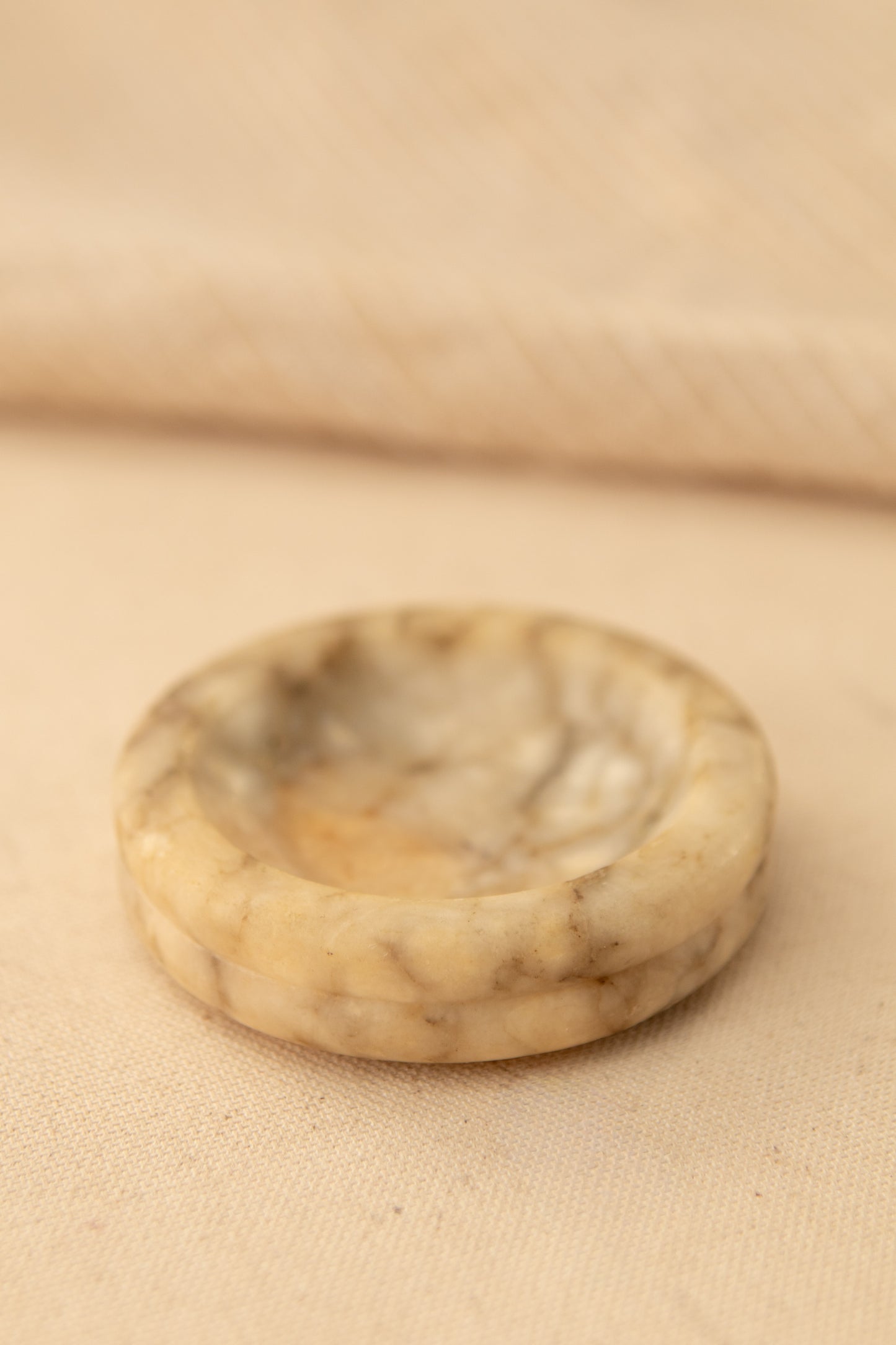 Alabaster Ring Dish (Darker)