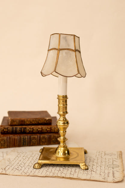 Brass Candlestick Lamp