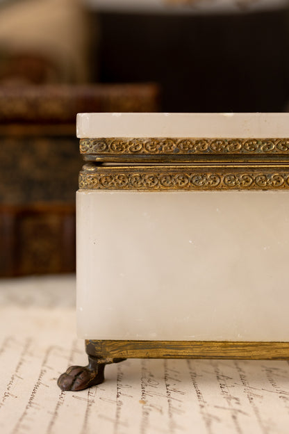 Square Alabaster Box