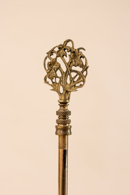 Antique Brass Double-Arm Table Lamp