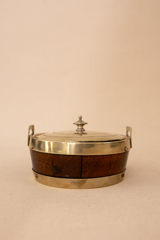 English Oak Butter Dish