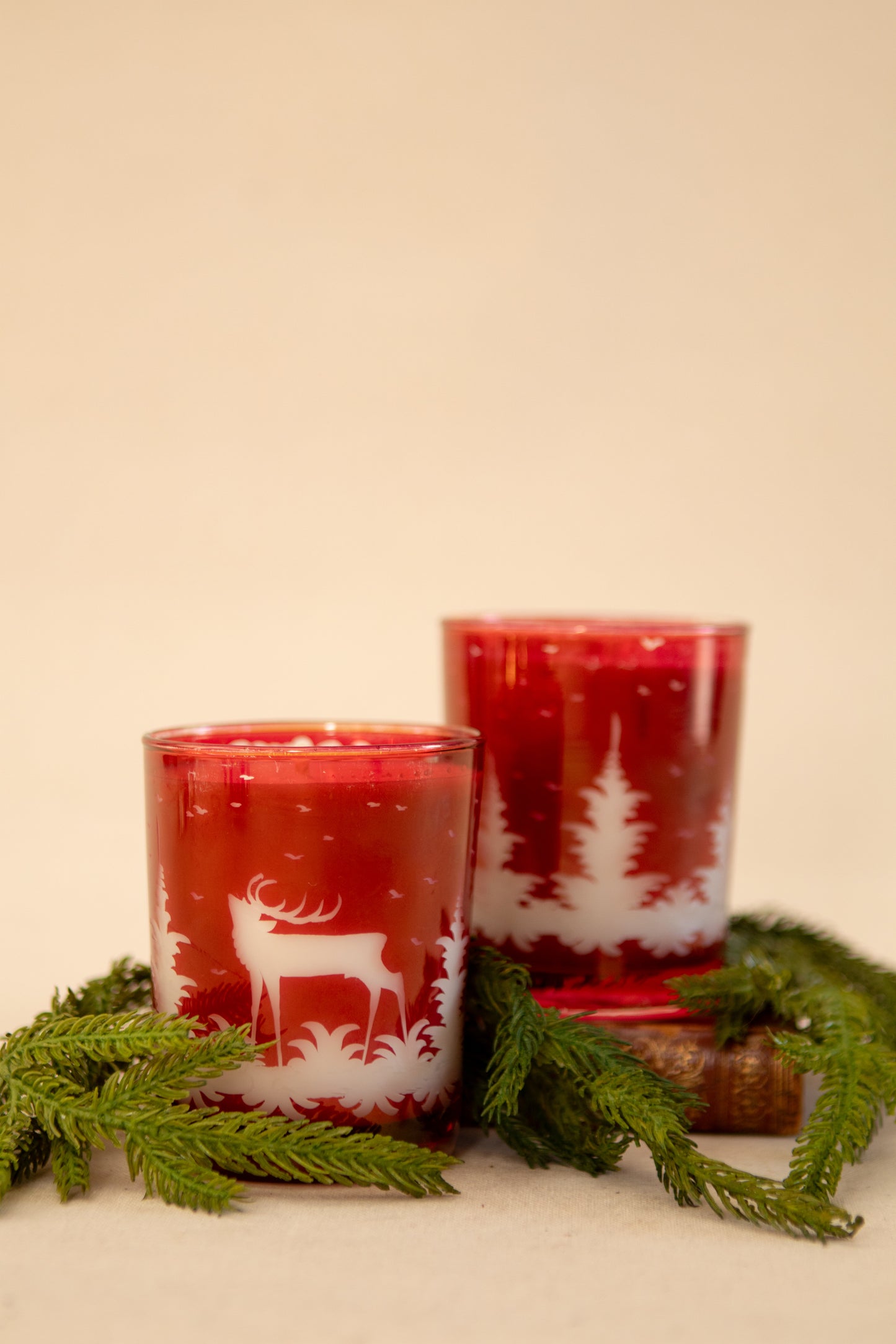 Bohemian Crystal Tumbler Candle