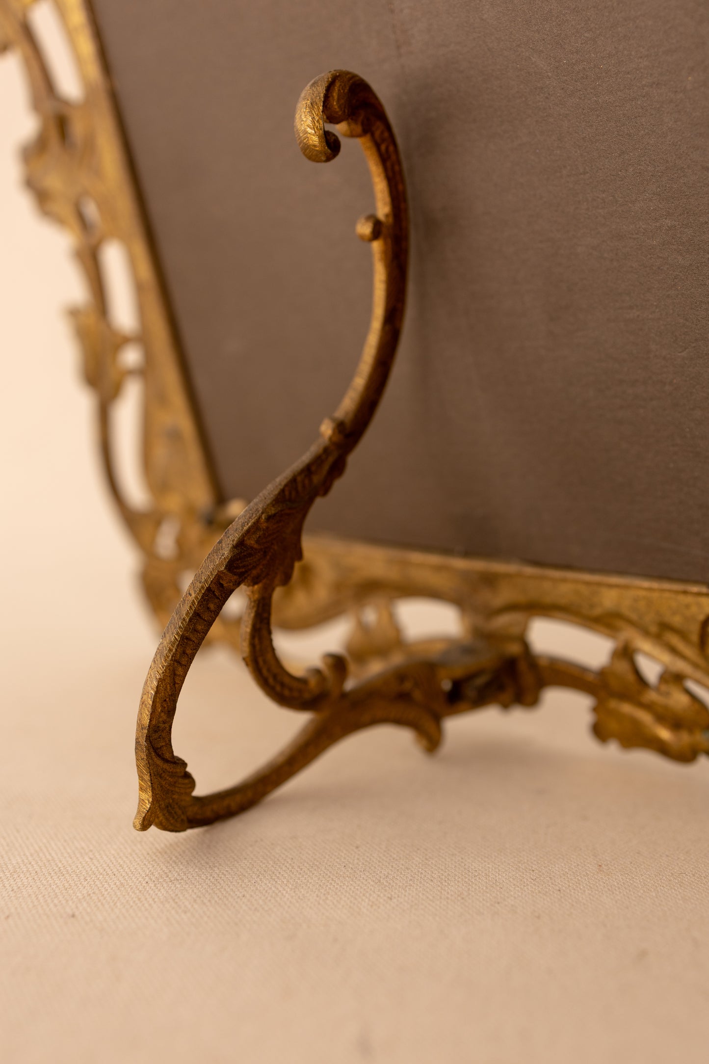 Ornate Cast Brass Picture Frame