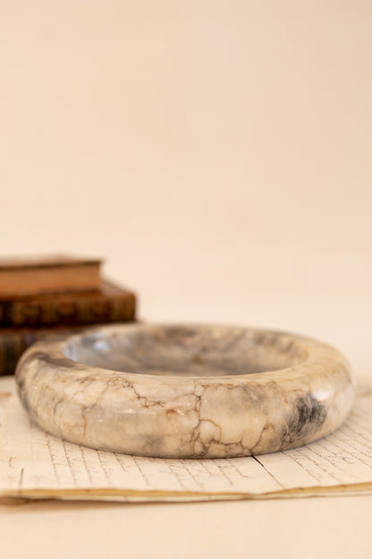 Round Alabaster Dish