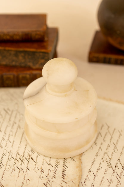Alabaster Lidded Jar