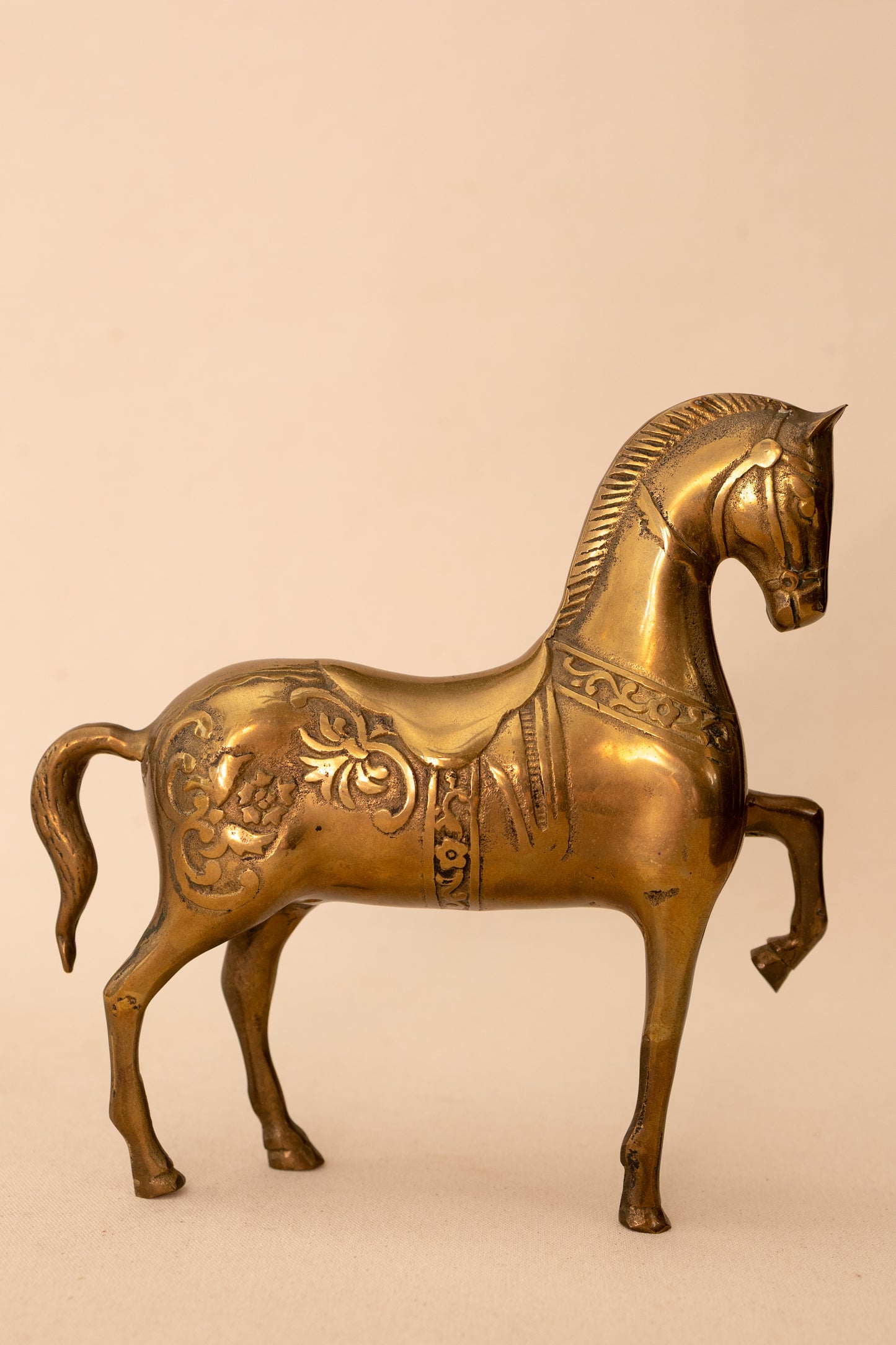 Brass Carousel Horse