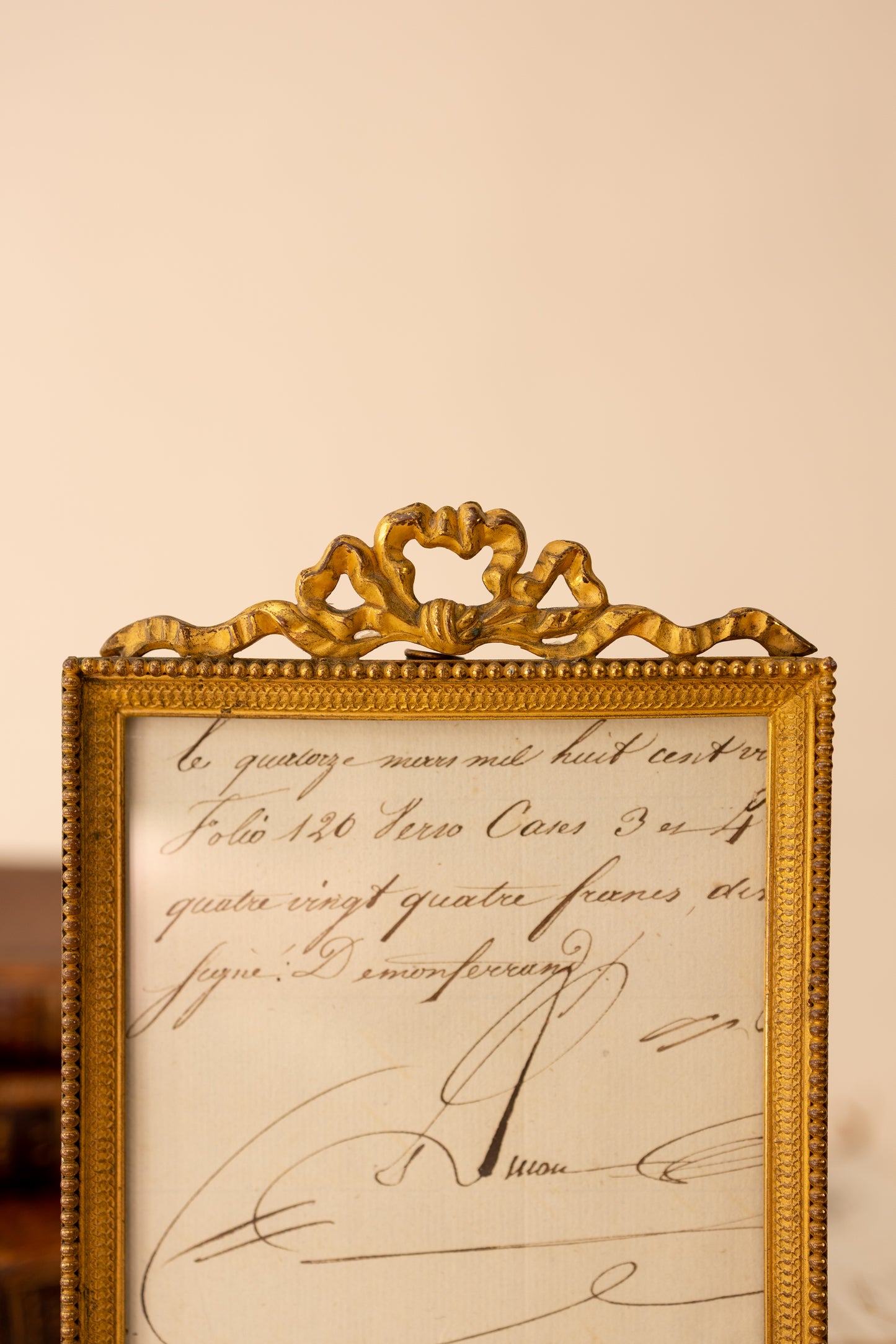 Brass Bow Frame