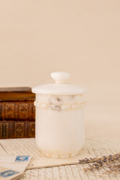 Alabaster Vanity Set with Tray