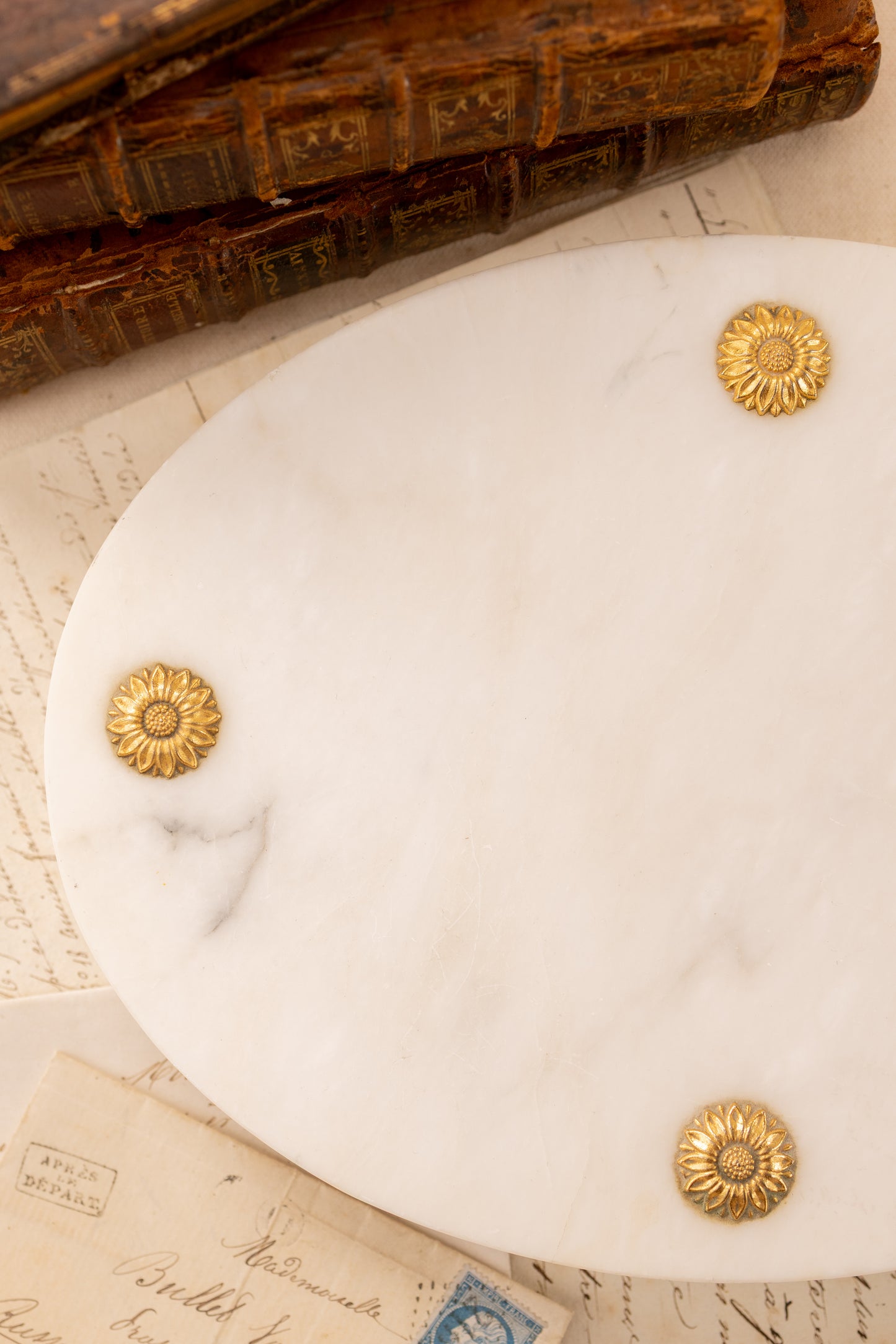 Alabaster Vanity Set with Tray