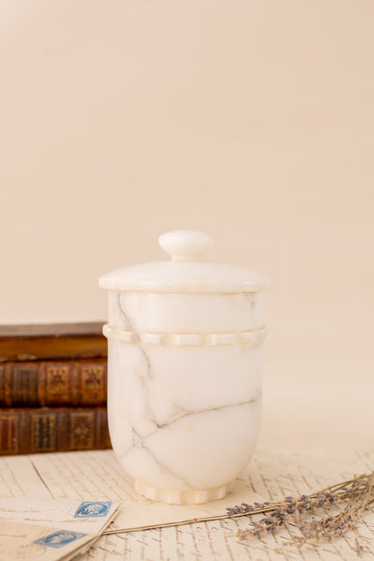 Alabaster Vanity Set with Tray