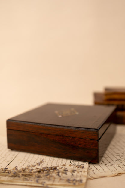 Napoleon III Inlaid Box with Working Key