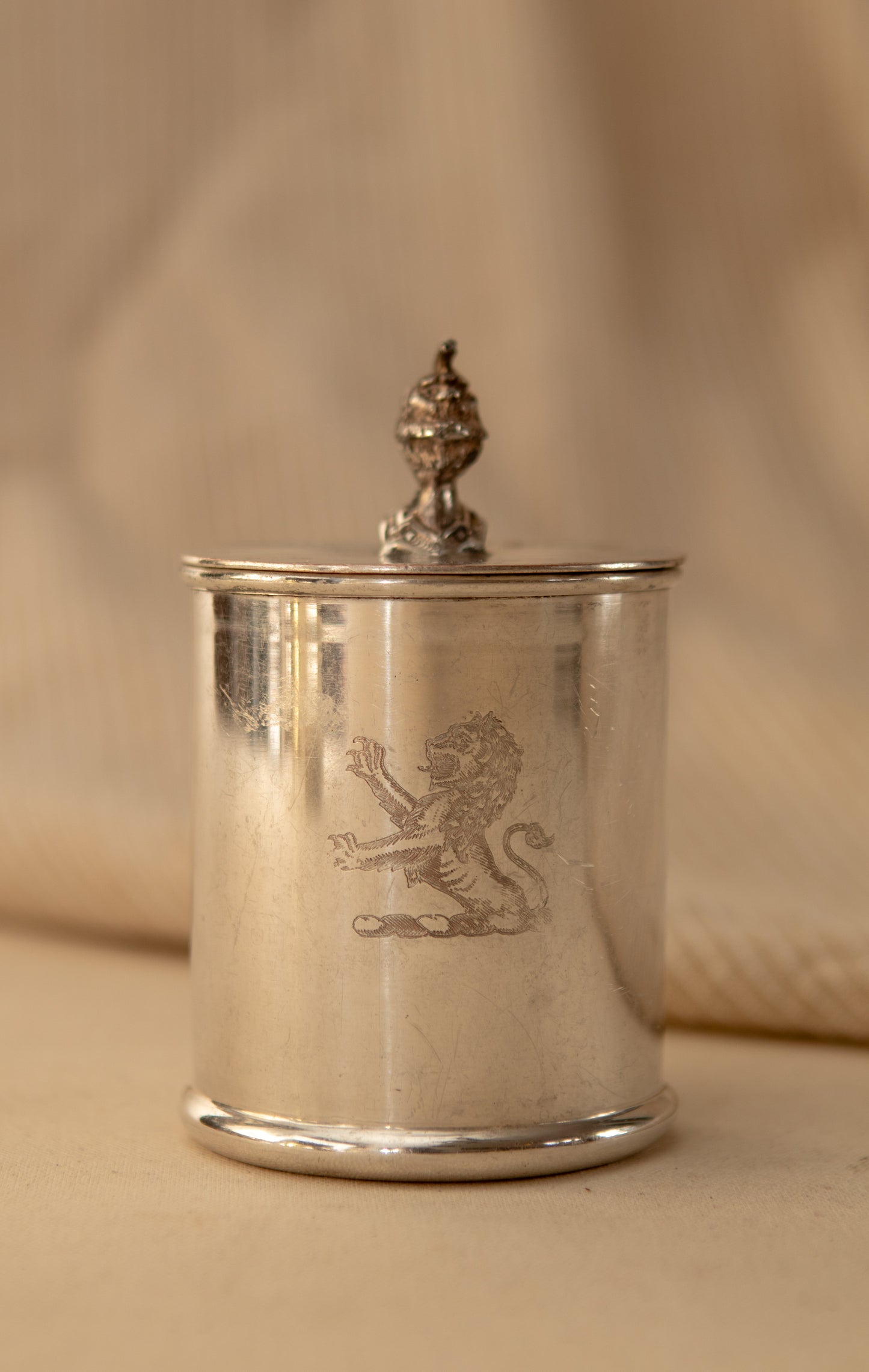 Silver-Plated Tea Caddy