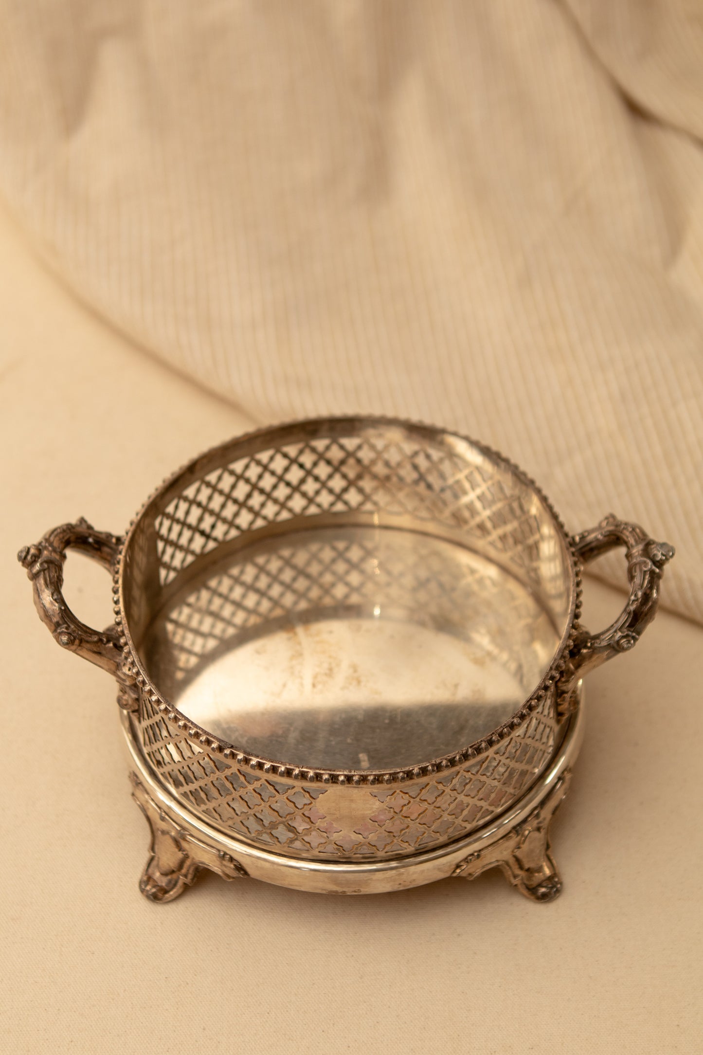 Silver-Plated Gallery Bowl