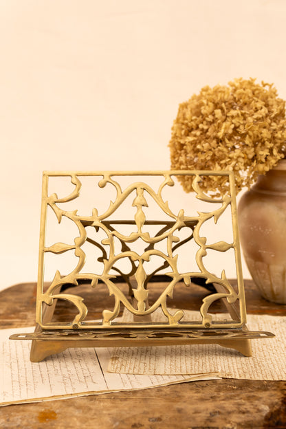 Brass Adjustable Book Stand