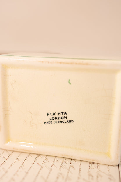 Plichta London Hunting Scene Trinket Box