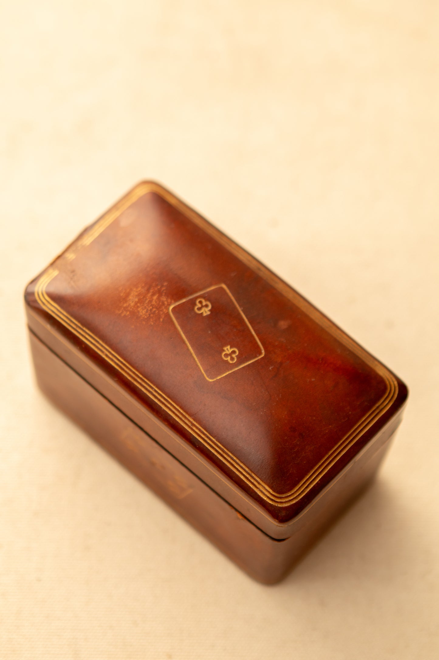 Italian Leather Double Card Holder