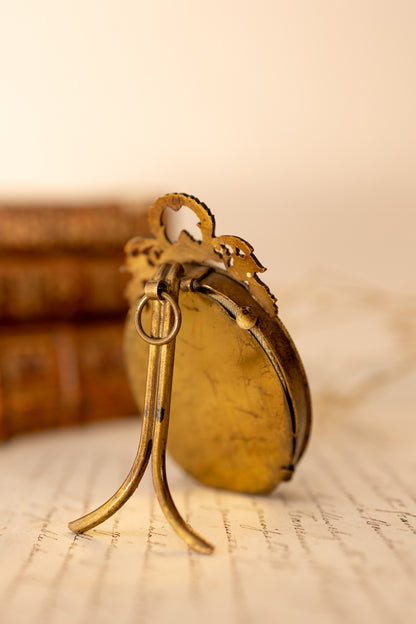 Bronze Oval Mini Picture Frame