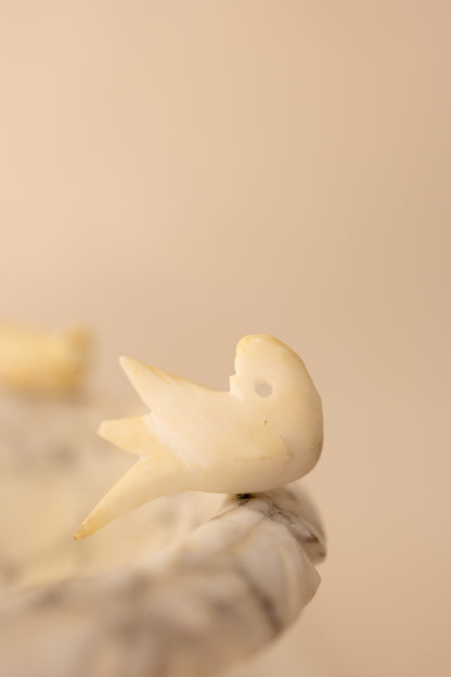 Alabaster Bird Bath