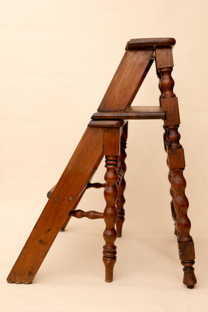Antique Metamorphic Library Chair