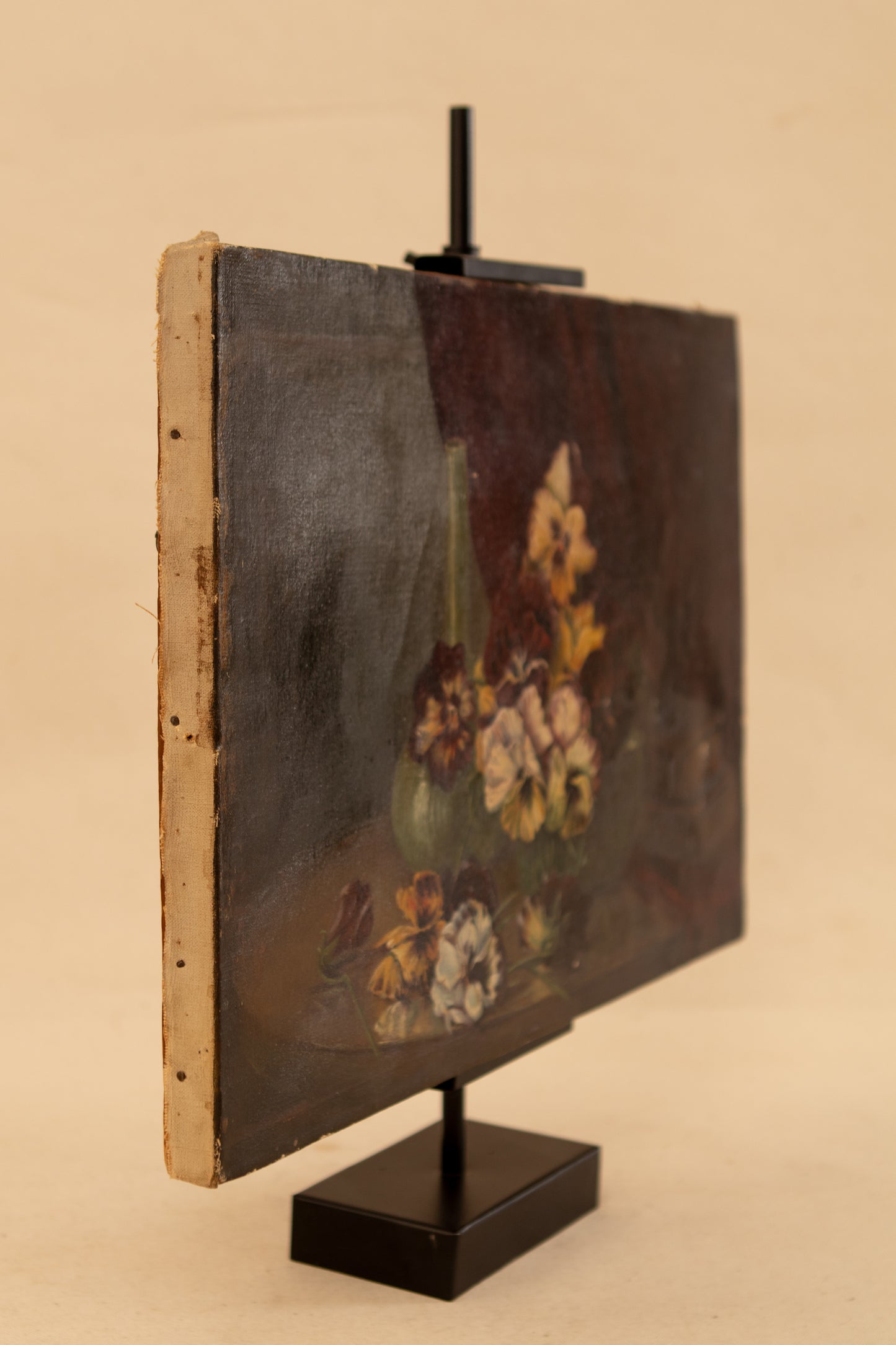 Pansies Still Life Oil Painting