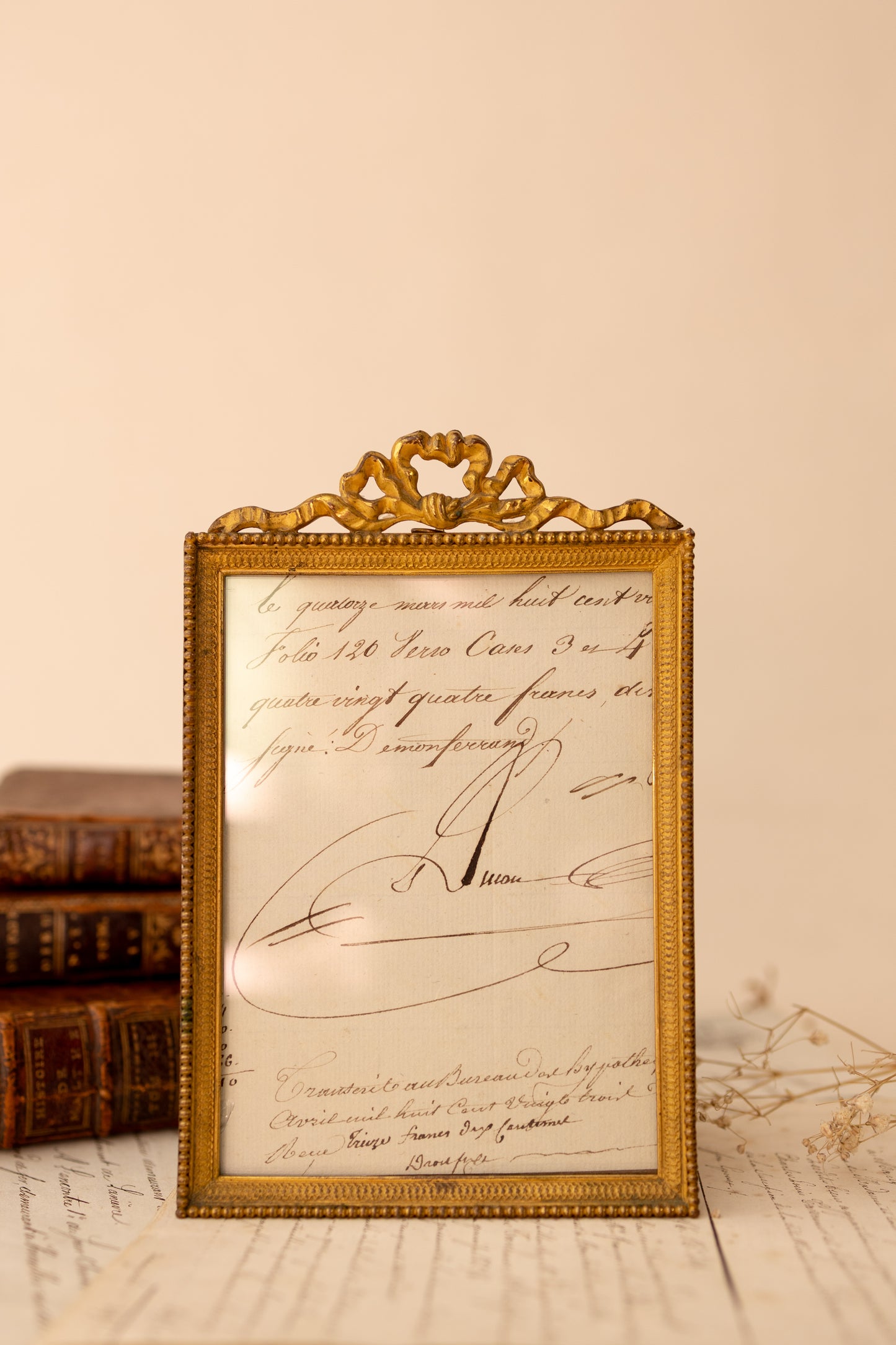 Brass Bow Frame