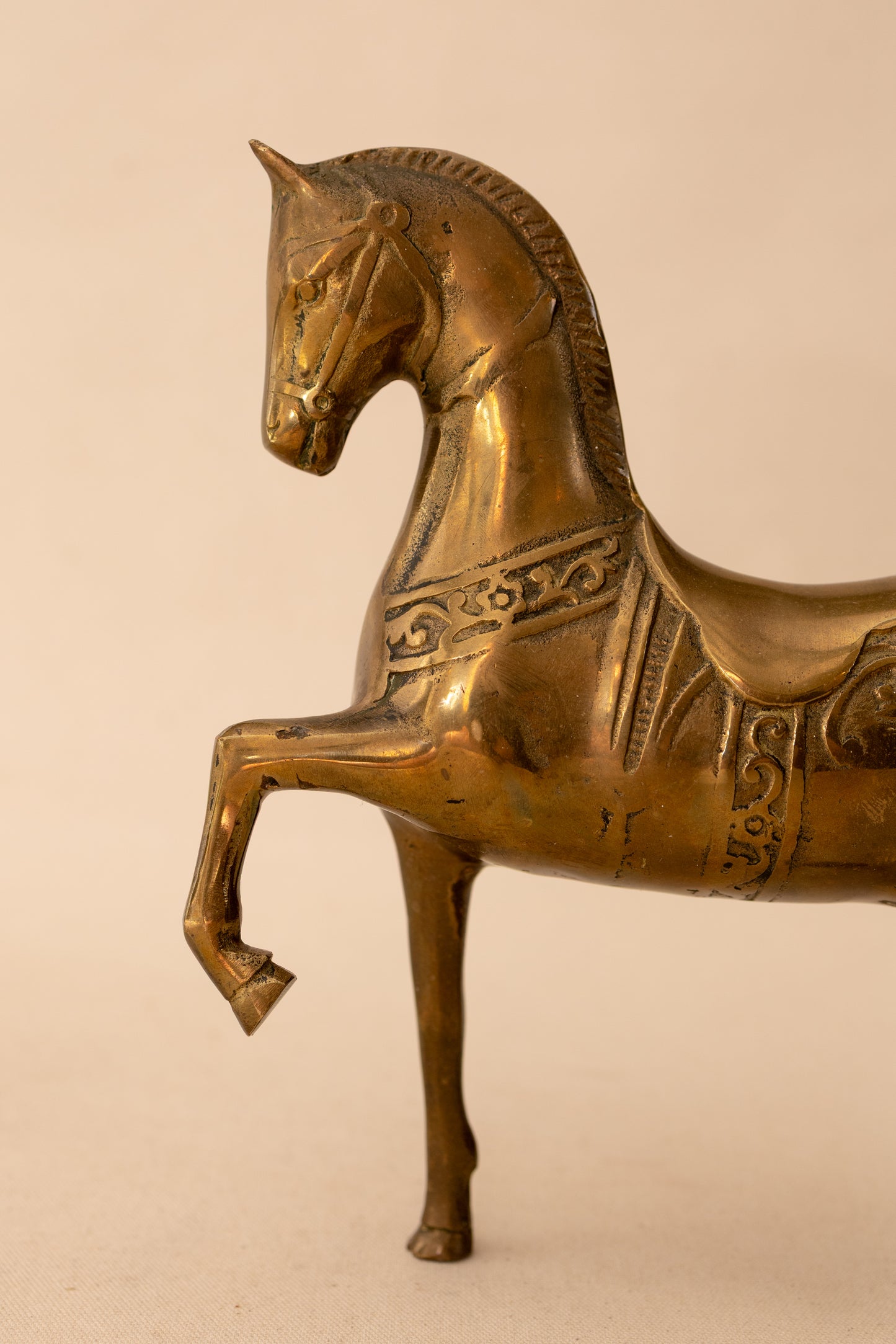 Brass Carousel Horse