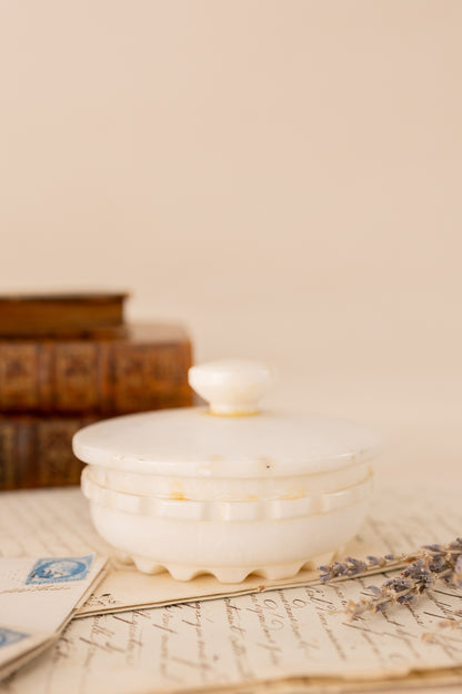 Alabaster Vanity Set with Tray