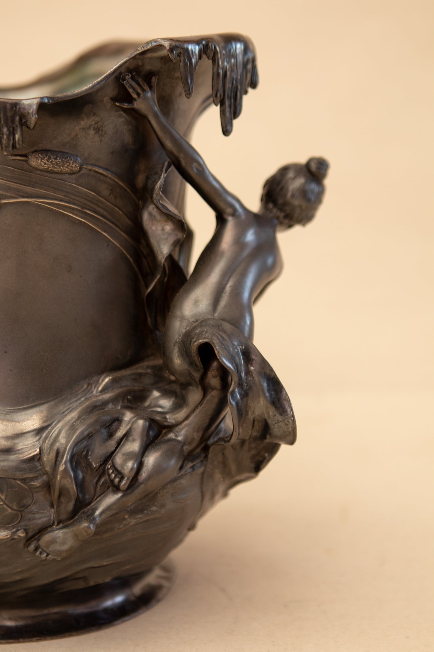 Art Nouveau Silver Plated Trophy