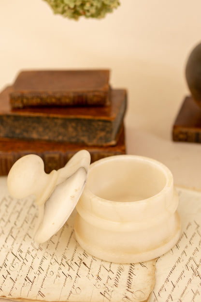 Alabaster Lidded Jar